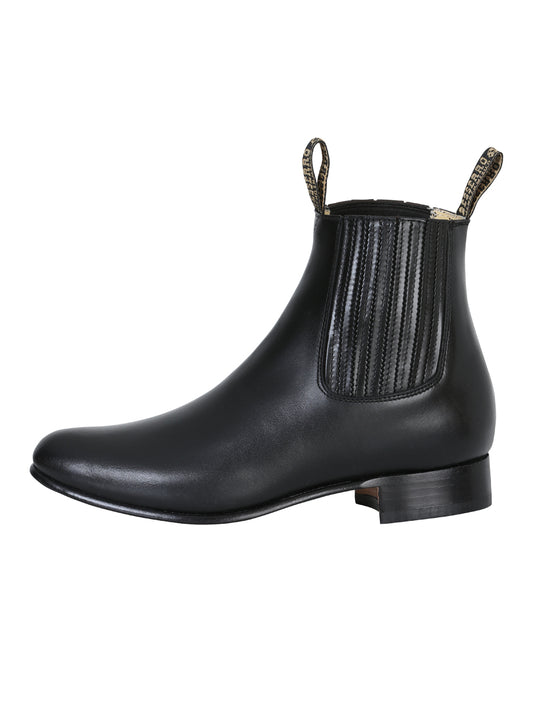 El Besserro Charro Boot - Leather Black 207