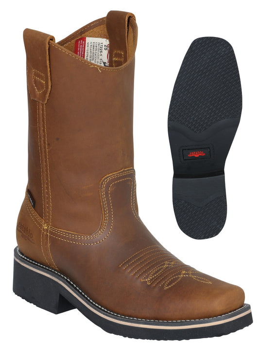 Establo Men’s Work Boot - Crazy Leather in Mango
41530