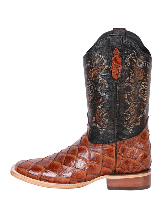 El General Rodeo Boot - Imitación Pirarucu - Cognac 41793