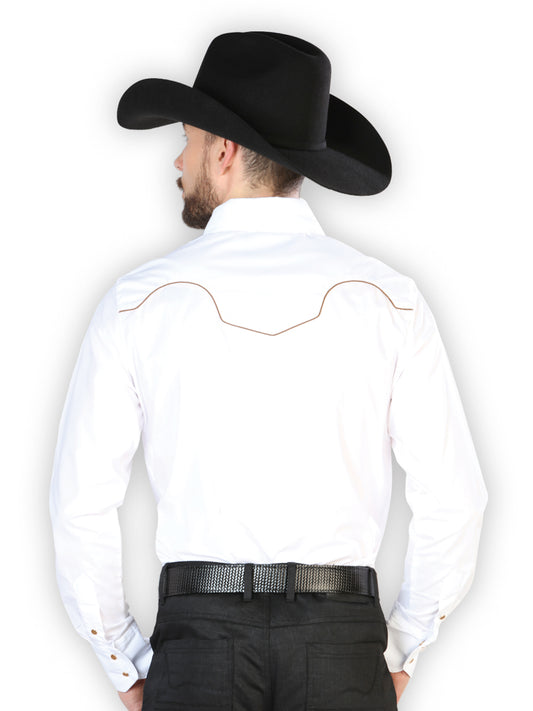 El Señor de los Cielos Embroidery Shirt White/Black 42957