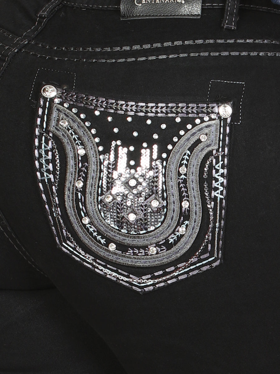 Centenario Bootcut Denim Jeans - Black 45028