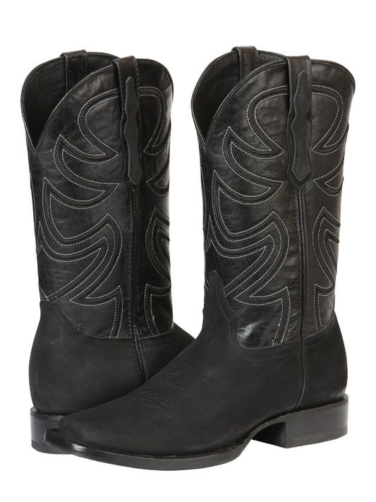 El General Men’s Rodeo Boot Nobuck Leather
- Black 45567
