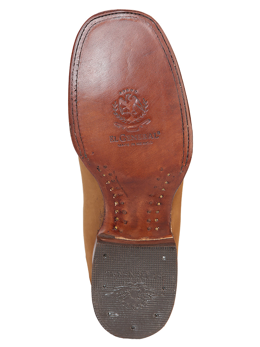 El General Square Toe Ankle Boot - Nobuck Gold 126190