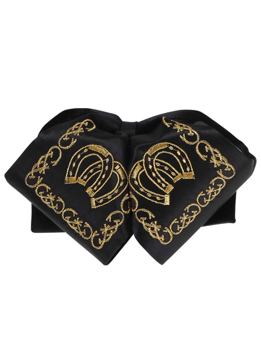 Adult
Mexican Charro Bow Tie 100% Polyester Black/Gold 600129