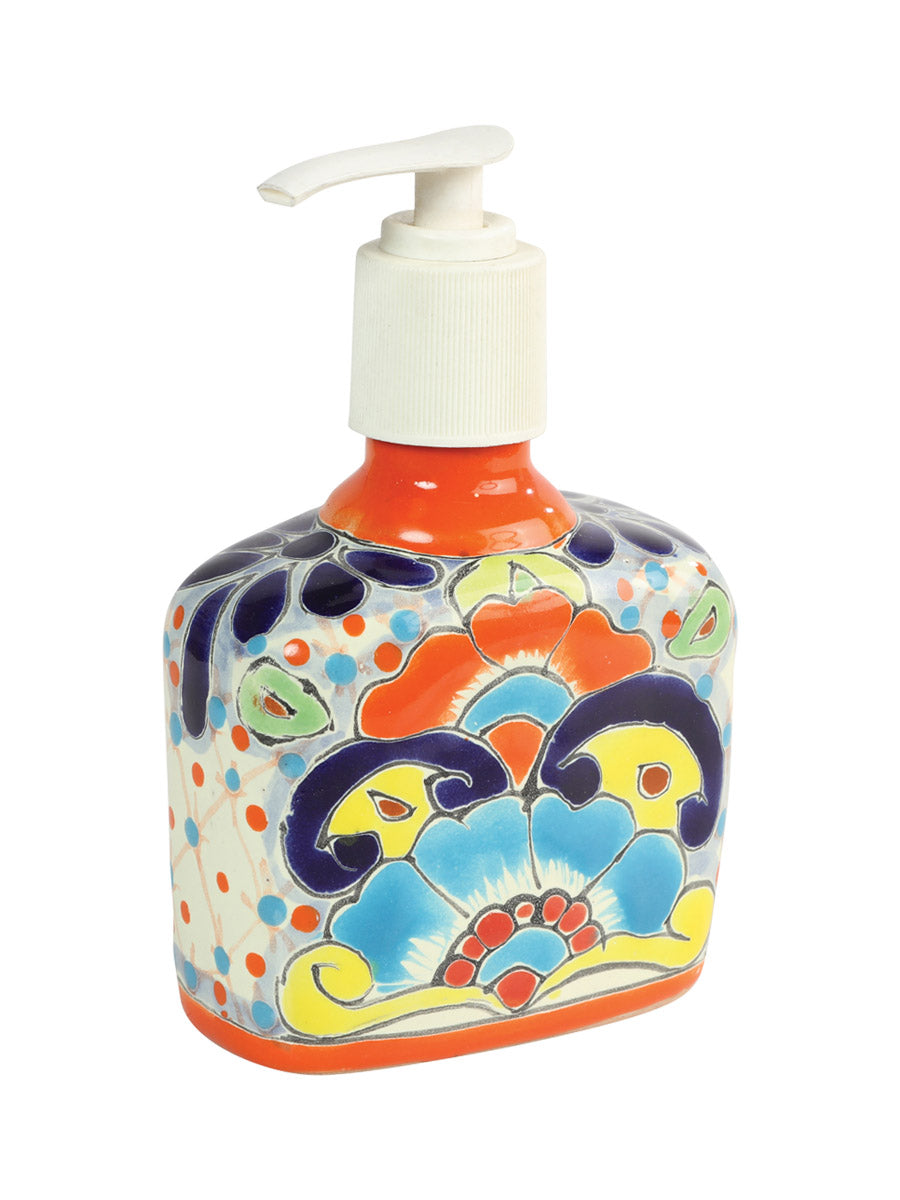 Artisanal Decorative Soap Dispenser Talavera Multicolor 603335
