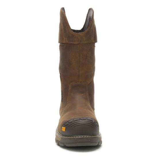 CATERPILLAR Men's Work Boot Excavator Superlite Waterproof Composite Work Boot P91448