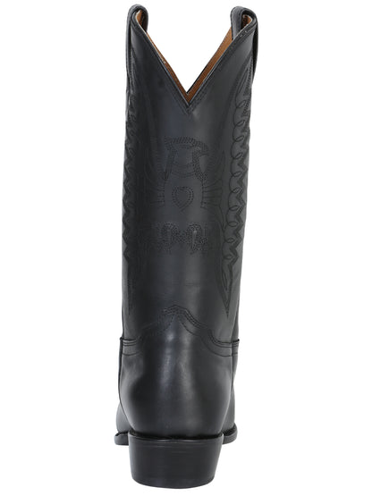 Cowboy Boot for Men - Black Leather 135