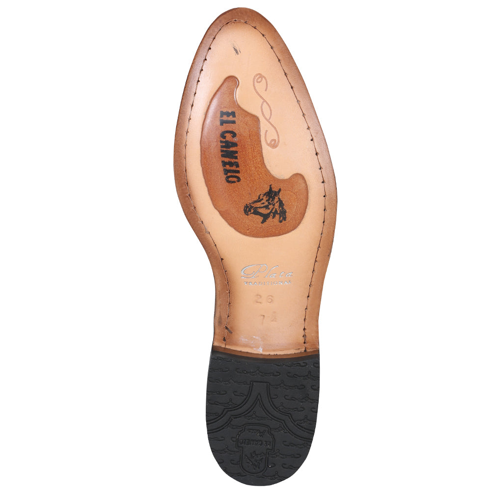 El Canelo - Charro Ankle Boot   - Atlas Black 232