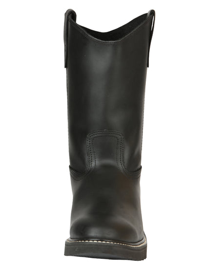 Establo Men’s Work Boot Grasso Leather

 - Black 312