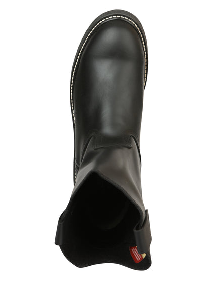 Establo Men’s Work Boot Grasso Leather

 - Black 312