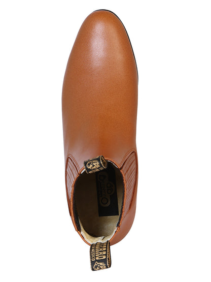 Men’s El Becerro Charro Ankle Boots - Brandy 1910