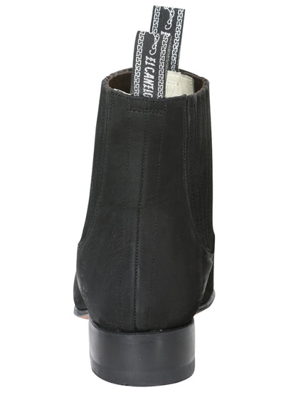 Canelo Charro Boot - Black Nobuck 3663