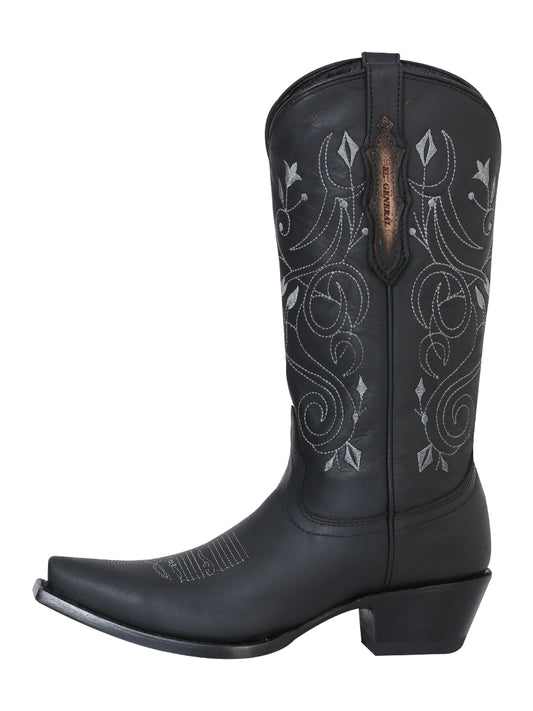 El General Women’s Limited Edition Western Boot - Black

 34514