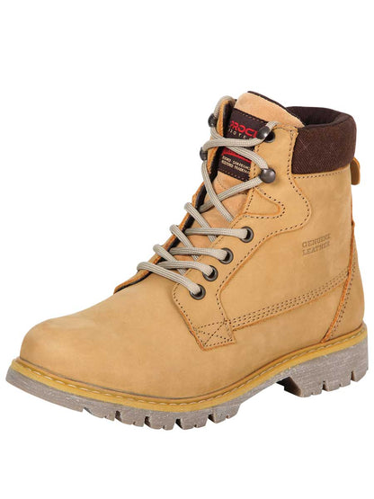Procliff Womens/Youth Protection Lace-Up Work Boot - Honey Brown 35227