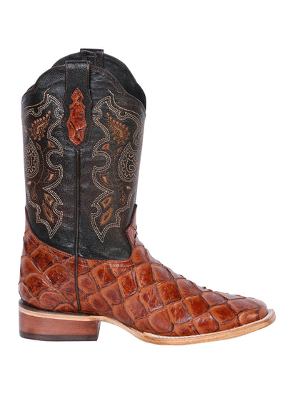 El General Rodeo Boot - Imitación  Pirarucu - Cognac 41793