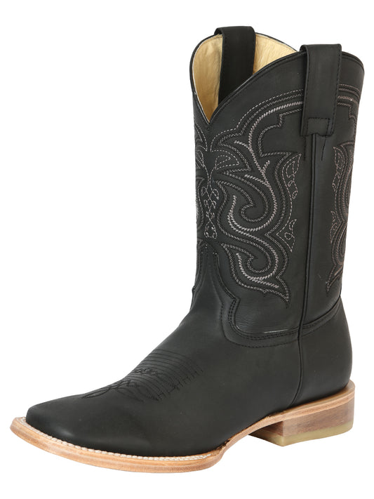 El General Rodeo Boot - Crazy Leather - Black 43534