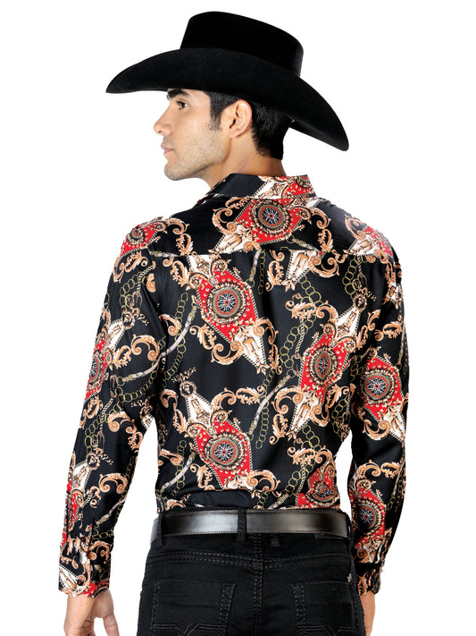 Black Gold Casual Long Sleeve Shirt 43543