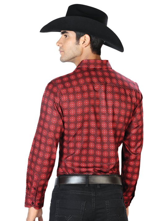 Red Casual Casual Long Sleeve  Shirt 43552
