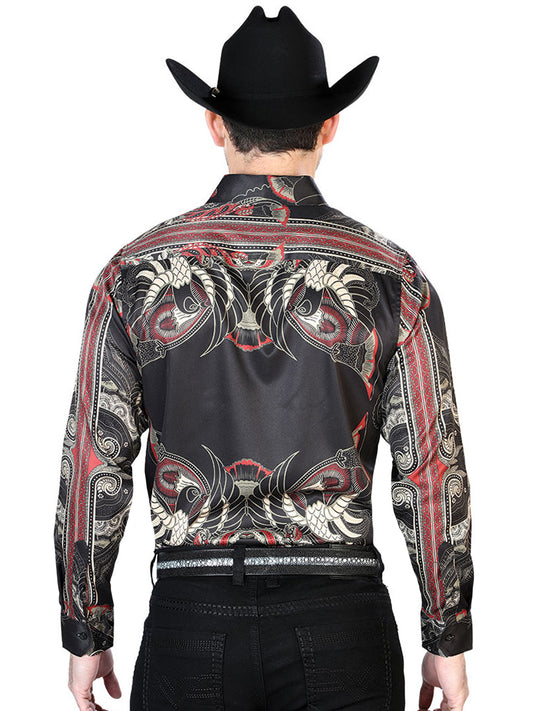 Black Casual Long Sleeve Shirt 43669