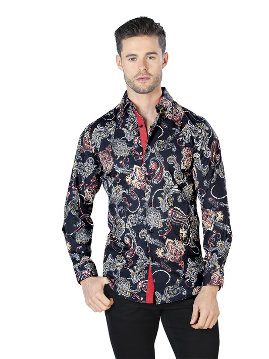 Black Casual Long Sleeve Shirt 44049