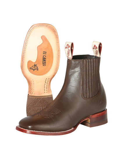 El Canelo Men’s Fronterizo Ankle Boots - Ikon Brown 44241