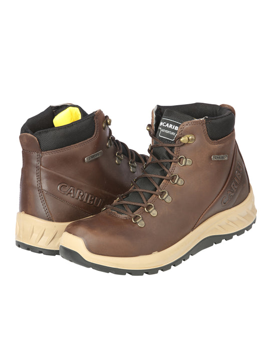 Procliff Protection Lace-Up Work Shoe- Brown 44365