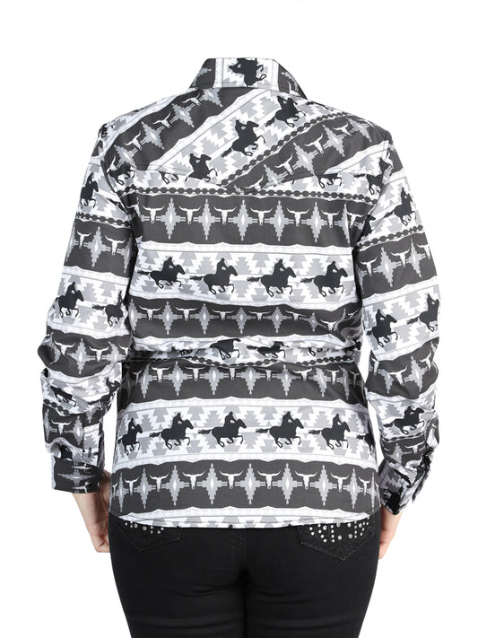 El General  -  Casual Long-Sleeve Shirt  - Black 44479