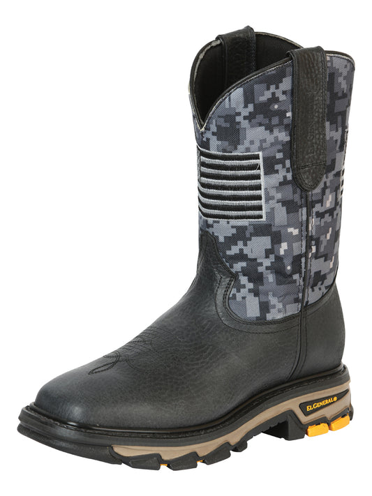 El General Men’s Work Boot - Bull Fight Leather - Black

 44756