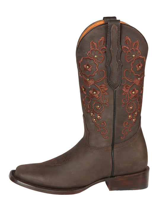 El General Women’s Rodeo Boots Crazy Leather - Brown

 44847