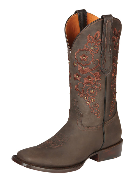 El General Women’s Rodeo Boots Crazy Leather - Brown

 44847