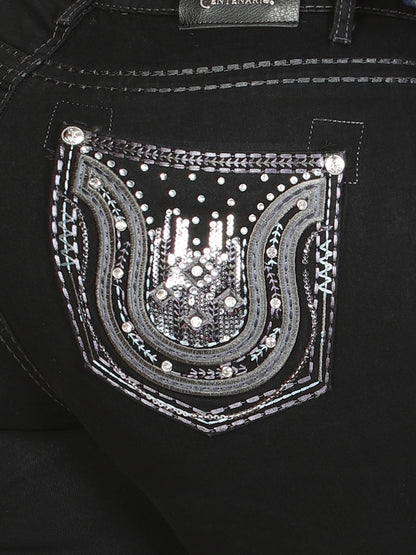 Centenario Bootcut Denim Jeans - Black 45028