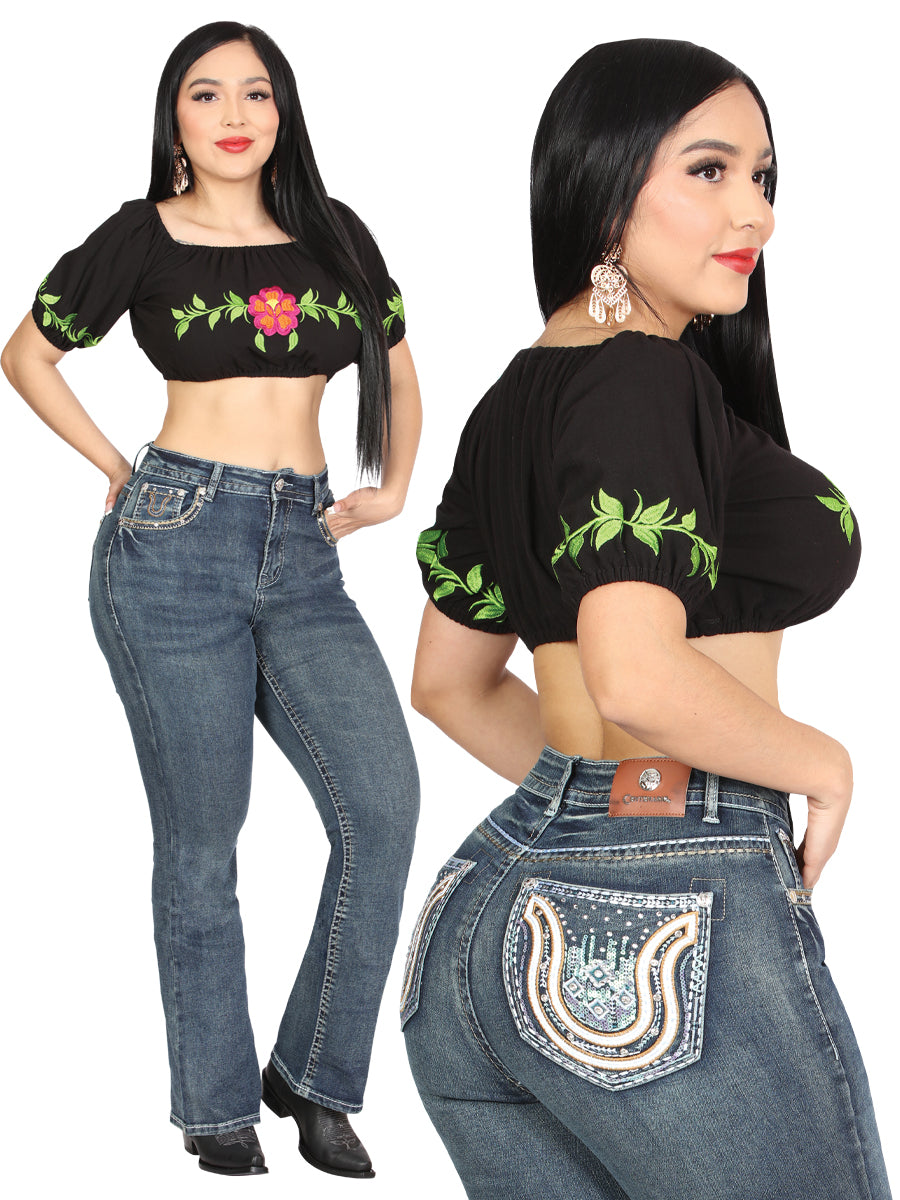 Centenario Bootcut Denim Jeans - Dark Blue 45029