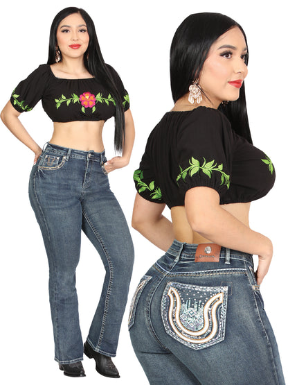 Centenario Bootcut Denim Jeans - Dark Blue 45029