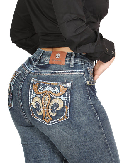 Centenario Bootcut Denim Jeans - Dark Blue 45031