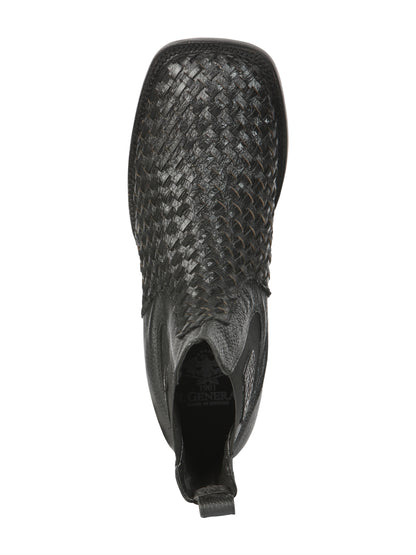 El General Men’s Rodeo Black Petatillo Woven Ankle Boots 45181