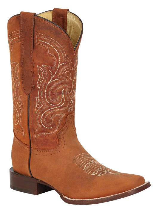 El General Men's Rodeo Boot – Crazy Leather - Cognac 45208