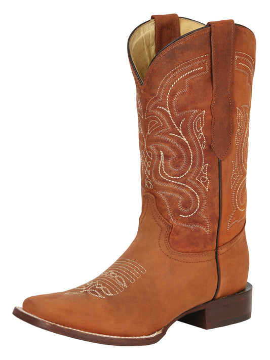 El General Men's Rodeo Boot – Crazy Leather - Cognac 45208
