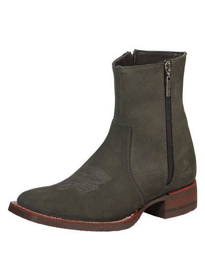 El Canelo Men’s Ankle Boots - Nobuck Gray 45213