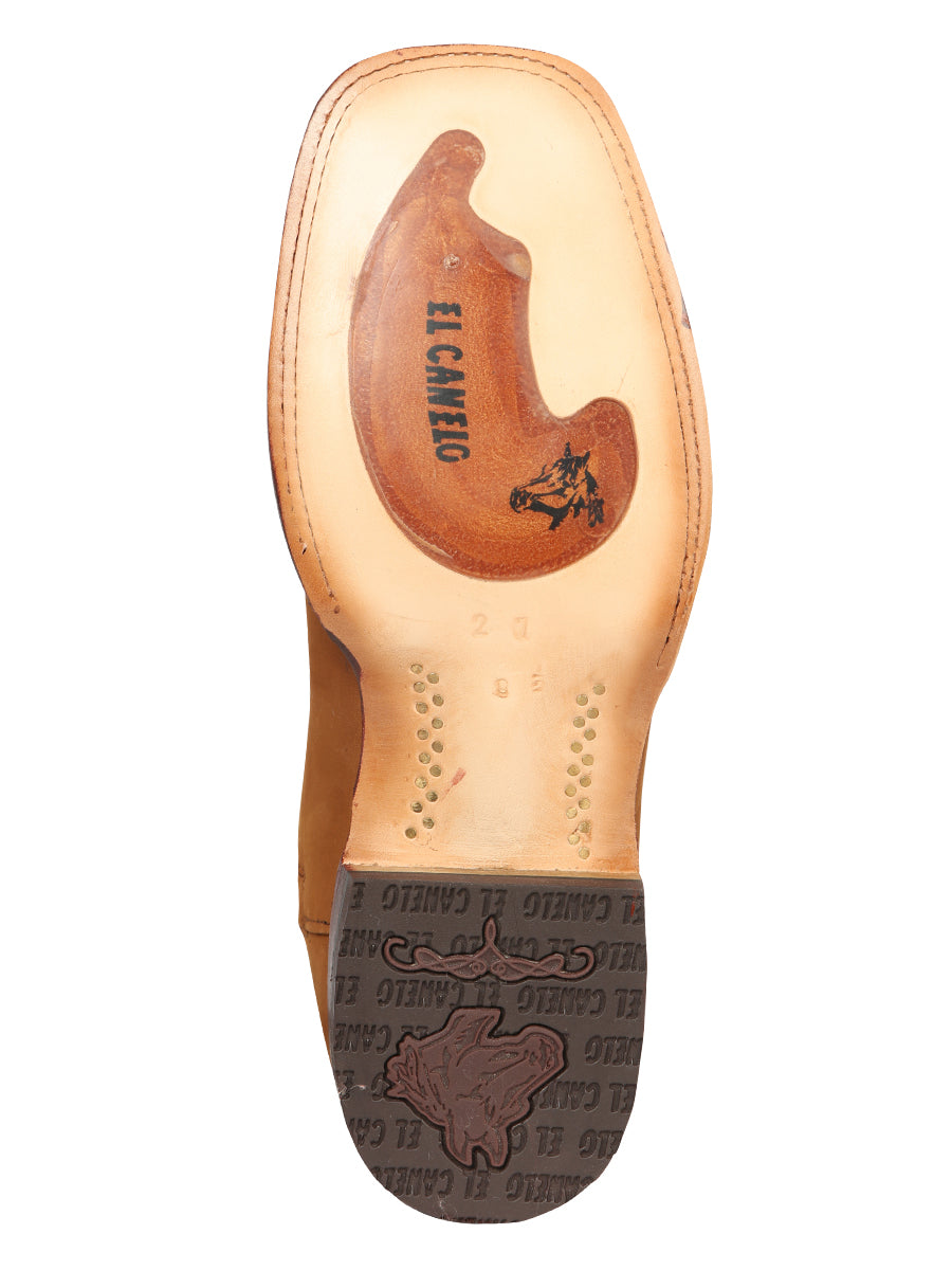 El Canelo Men’s Ankle Boots - Nobuck Taupe 45215