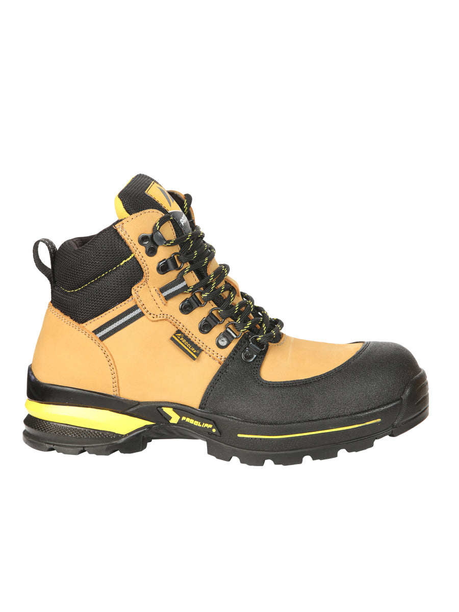Procliff Men’s Work Shoes with Laces and Toe Cap - Nobuck Miel 45285