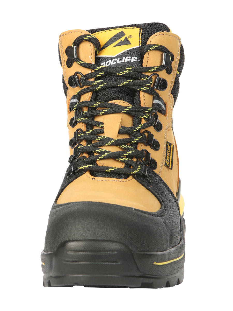Procliff Men’s Work Shoes with Laces and Toe Cap - Nobuck Miel 45285