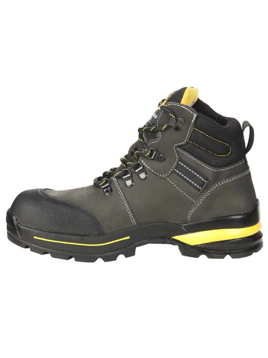 Procliff Safety Work Boots Nubuck Oxford: Lace-Up with Helmet for Worksite Safety 45288