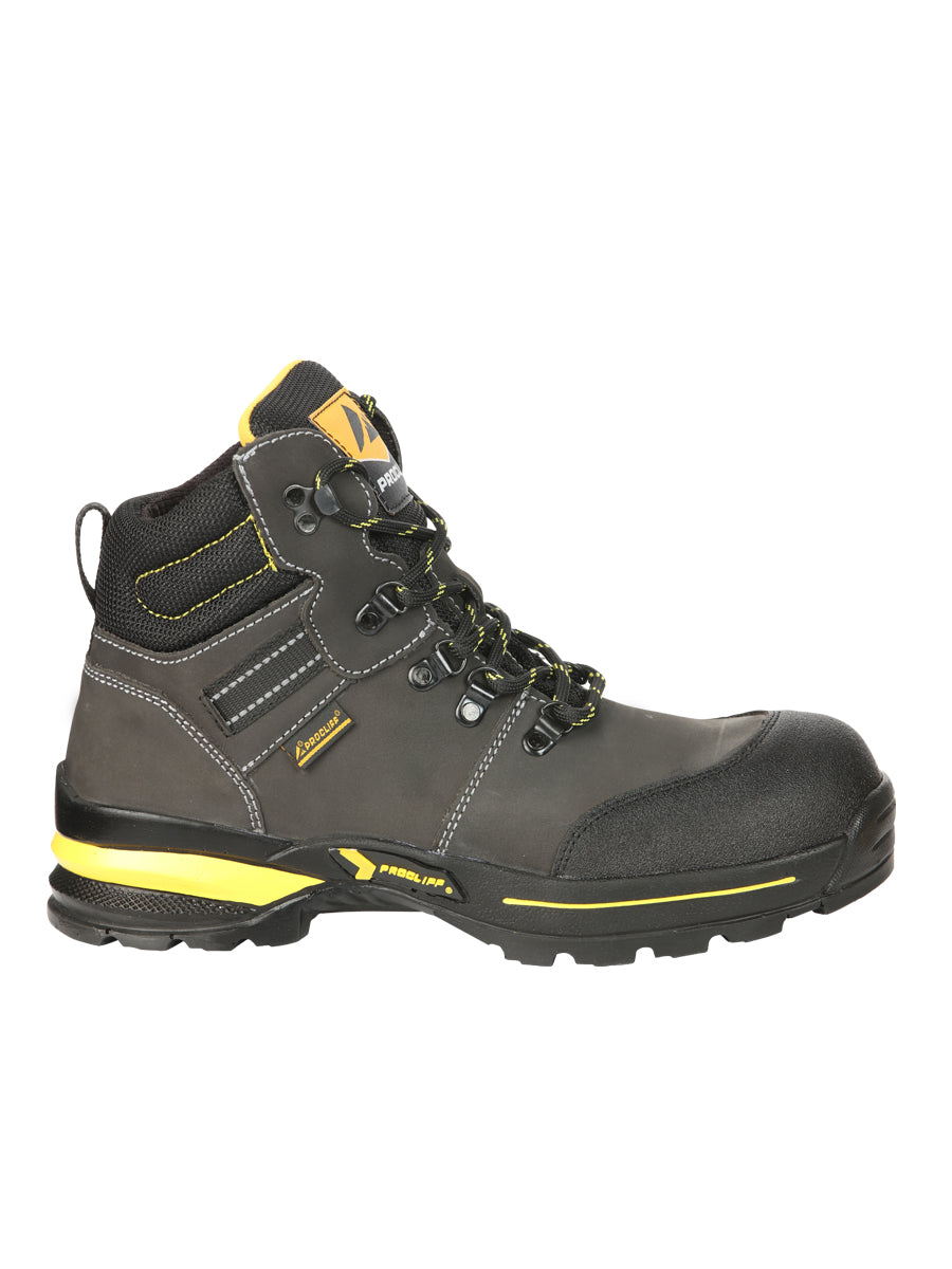 Procliff Safety Work Boots Nubuck Oxford: Lace-Up with Helmet for Worksite Safety 45288