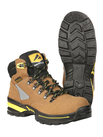 Procliff Safety Work Boots Nubuck Maple: Lace-Up with Helmet for Worksite Safety 45289