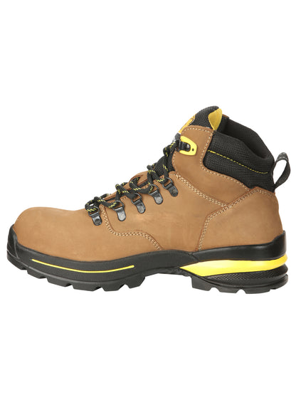 Procliff Safety Work Boots Nubuck Maple: Lace-Up with Helmet for Worksite Safety 45289