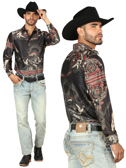 Centenario Men's Light Blue Denim with Embroidered Details 45317