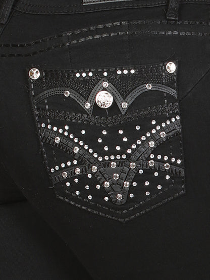 Centenario Hip-Up Skinny Denim Jeans - Black 45318
