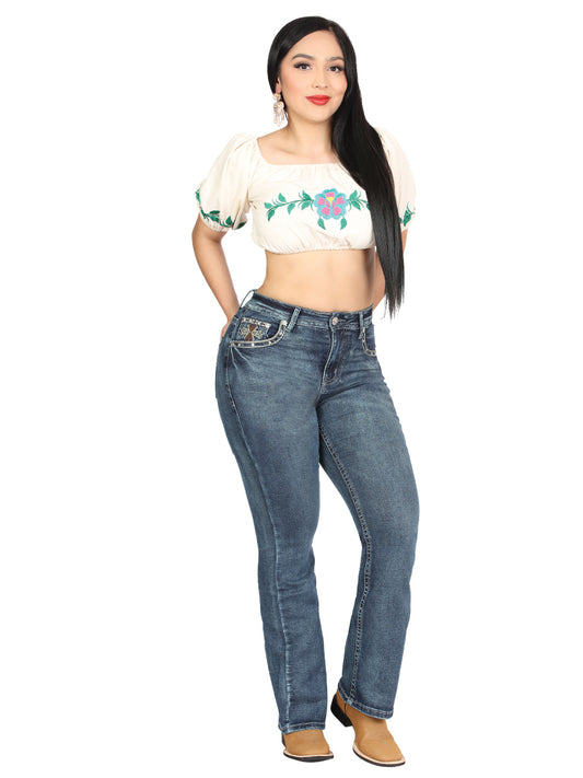 Centenario Bootcut Denim Jeans - Dark Blue 45323