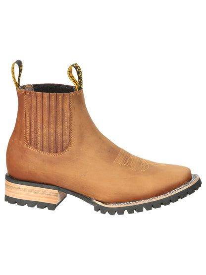 El General Men’s Ankle Boots - Crazy Horse Papaya 45342
