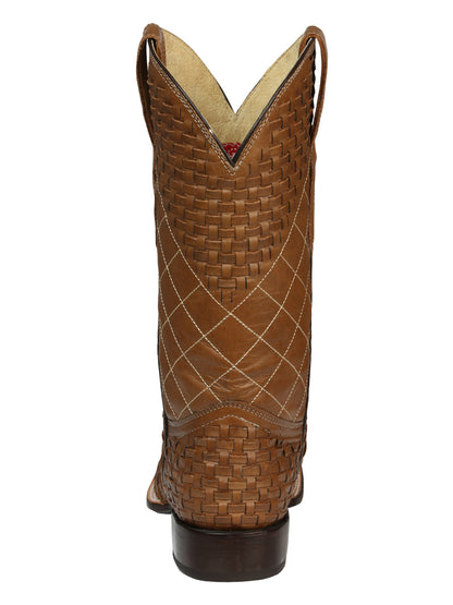 El General Men's Rodeo Boots Petatillo Leather - Orix 45439